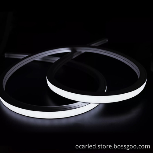 16x16mm IP65 IP68 Waterproof Mono Color Food Grade Silicone LED Neon Strip Light 12V 24V
